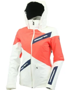 Veste de ski Mongie Sf blanc/orange