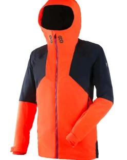 Veste de ski Spencer orange fluo/marine