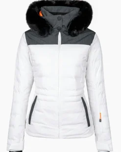 Veste de ski Traqui blanche