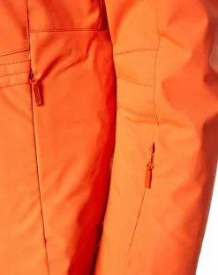 Veste de ski Triolet fausse fourrure orange