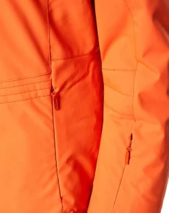 Veste de ski Triolet fausse fourrure orange
