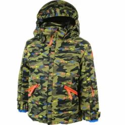 Veste de Ski Twisty camouflage verte
