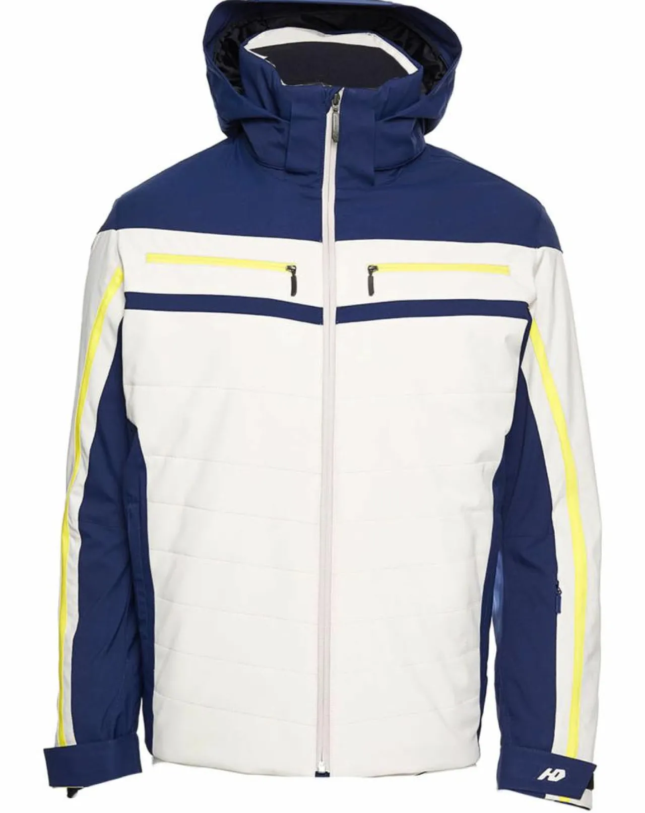 Veste de ski Villard écru/bleu marine