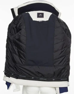 Veste de ski Villard écru/bleu marine