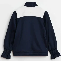 Veste de survêtement Feba bicolore marine/blanc