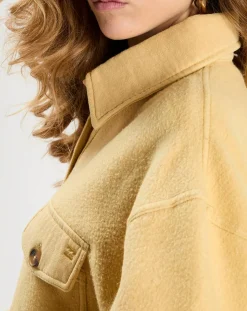 Veste douce Shaket jaune