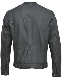 Veste en Cuir Chance vintage black