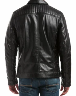 Veste en Cuir Citadin noire