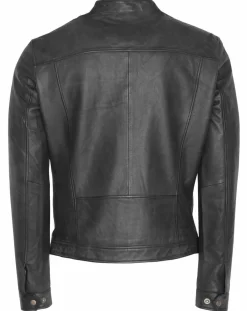 Veste en Cuir Corto noire