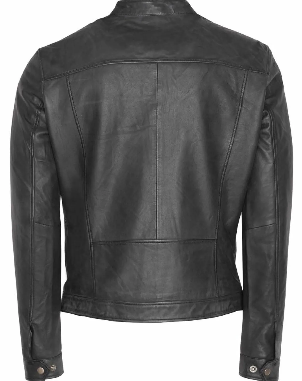 Veste en Cuir Corto noire