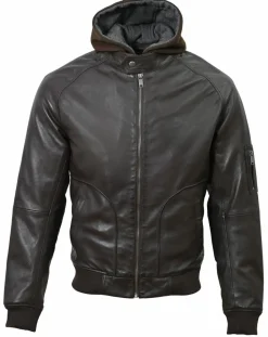 Veste en Cuir Jul marron
