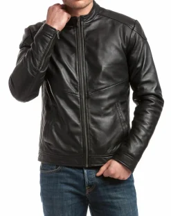 Veste en Cuir Zuzarte noire