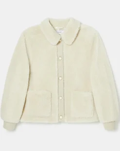 Veste en Fausse Fourrure Balian écrue