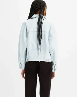 Veste en Jean 90'S Trucker bleu clair