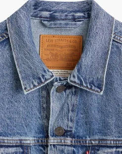 Veste en jean The Trucker original bleu moyen