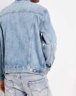 Veste en Jean The Trucker bleue