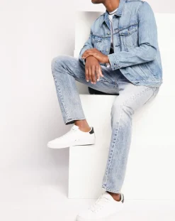 Veste en Jean The Trucker bleue