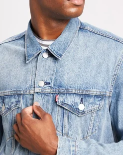 Veste en Jean The Trucker bleue