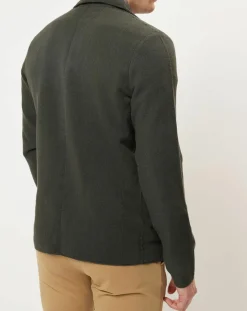 Veste en jersey kaki