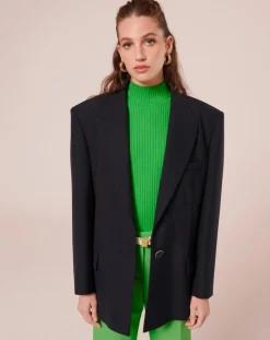 Veste en Laine froide mélangée nocturne