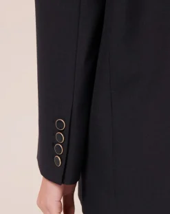 Veste en Laine froide mélangée nocturne