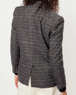 Veste en Laine mélangée Ava noire