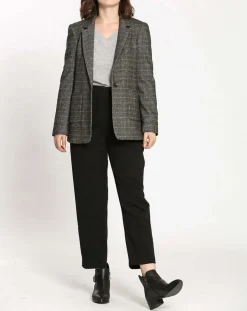 Veste en Laine mélangée Ava noire