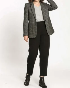 Veste en Laine mélangée Ava noire