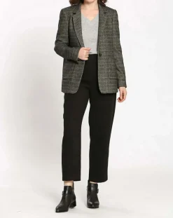 Veste en Laine mélangée Ava noire