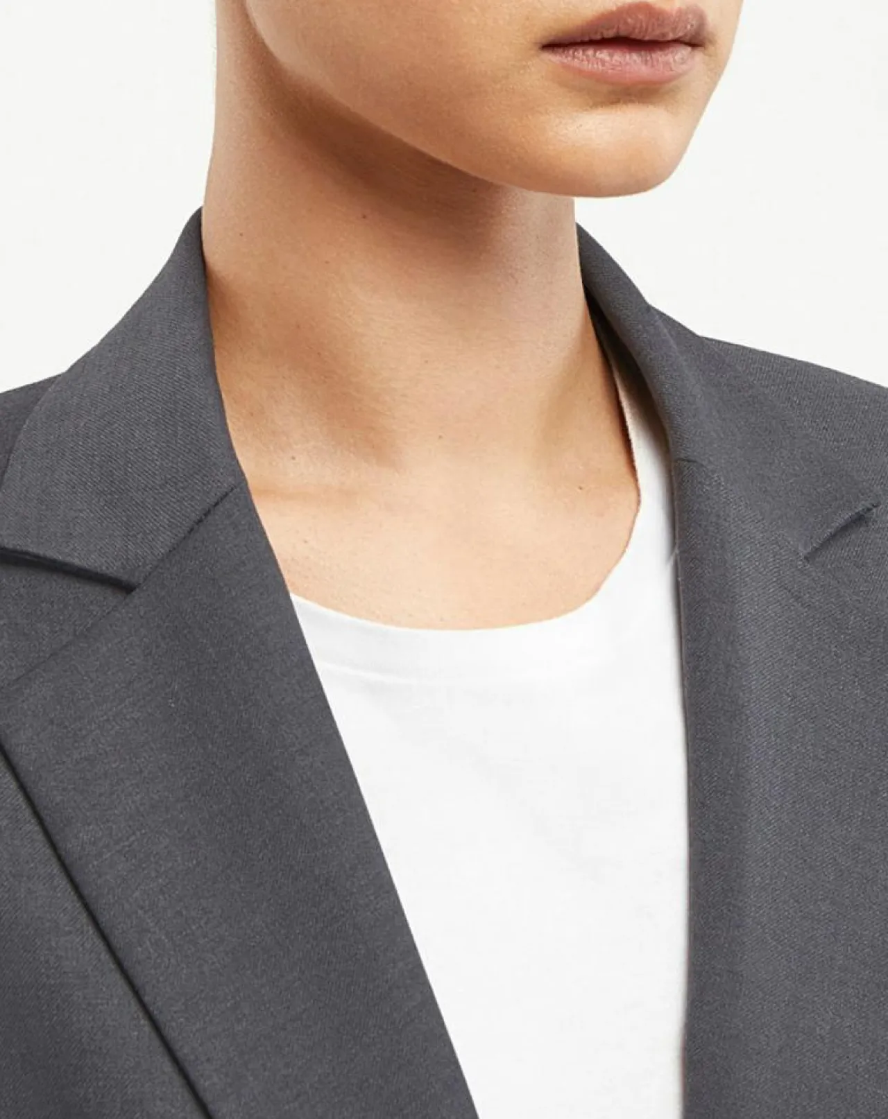 Veste en Laine mélangée Flannelle Sven 3 gris foncé