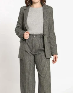 Veste en Laine mélangée Lilou grise