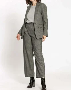 Veste en Laine mélangée Lilou grise