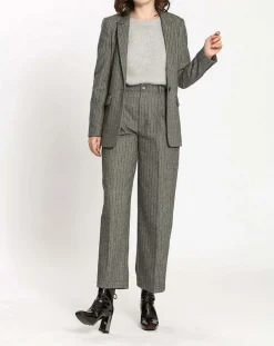 Veste en Laine mélangée Lilou grise