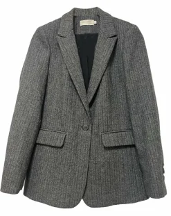 Veste en Laine mélangée Lilou grise