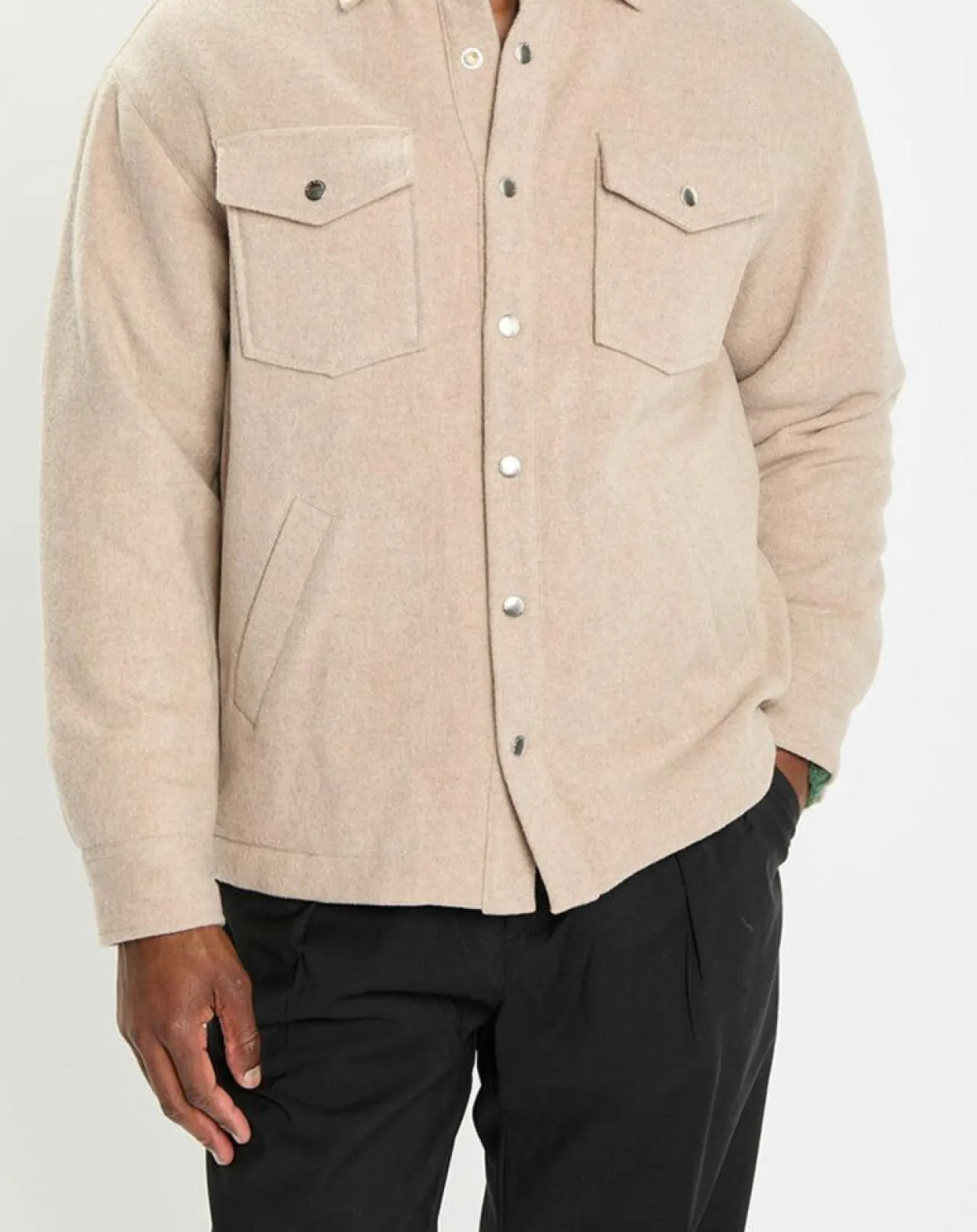 Veste en Laine mélangée Thermor beige