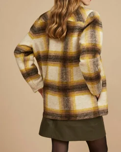 Veste en Laine mélangée Velours côtelé Evy camomille