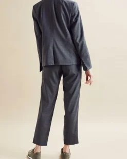 Veste en Laine mélangée Vezuve gris