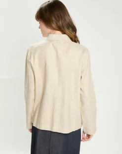 Veste en Lin mélangé Fauline beige