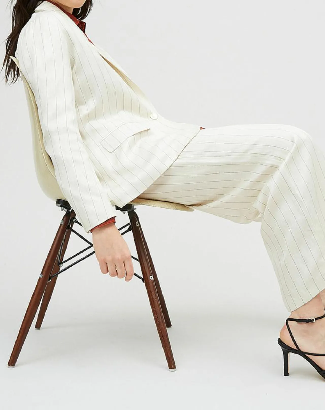 Veste en Lin mélangé Valerio écrue