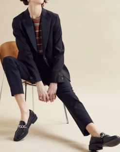 Veste en Lin mélangé Victoire noire