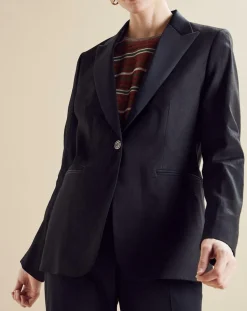 Veste en Lin mélangé Victoire noire