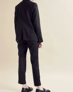 Veste en Lin mélangé Victoire noire