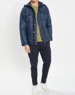 Veste en micro ripstop bleue