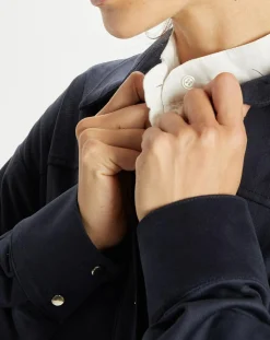 Veste en Suédine Lou indigo