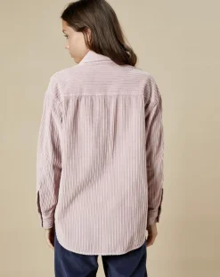 Veste en Velours côtelé Vara rosewood