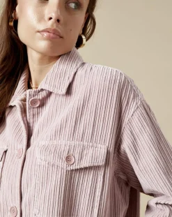 Veste en Velours côtelé Vara rosewood