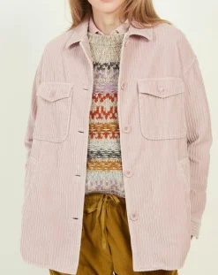 Veste en Velours côtelé Vara rosewood