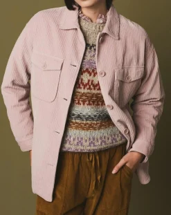 Veste en Velours côtelé Vara rosewood