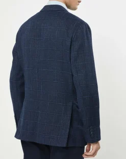 Veste Fenêtre à carreaux bleue