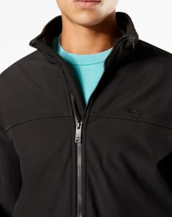 Veste Full Zip Standcollar noire